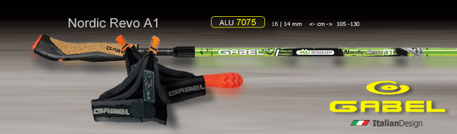 Nordic Walking Poles Gabel Nordic Revo A.I. Alu  | 52  