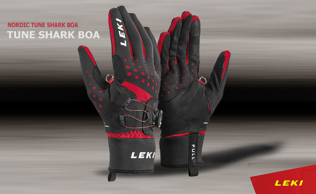  	Leki Nordic Tune Shark Boa | black-red  